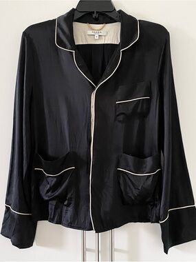 Naked Cashmere Silk Pajama Blouse Top